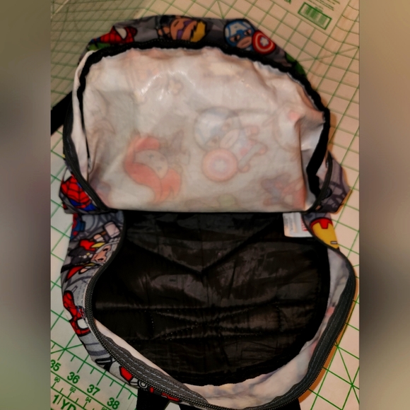 Marvel Comics Kawaii Chibi Mini Characters All Over 16" Backpack - Picture 5 of 5